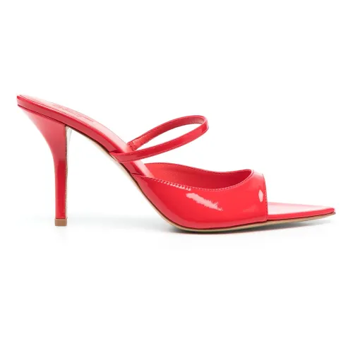 Gia Borghini , Red Patent Heel Sandal ,Red female, Sizes: