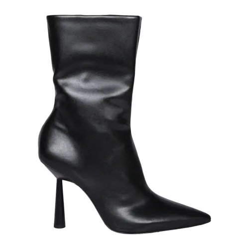 Gia Borghini , Stylish Ankle Boots with 10.5cm Heel ,Black female, Sizes: