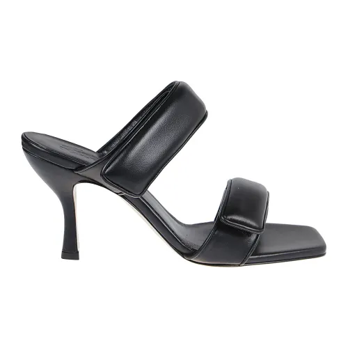 Gia Borghini , TWO Strap Sandals GIA X Pernille Teisbaek ,Black female, Sizes: