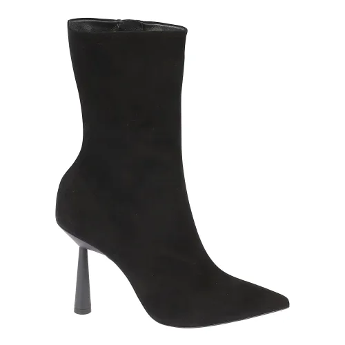 Gia Borghini , Women's Shoes Ankle Boots Black Aw22 ,Black female, Sizes: