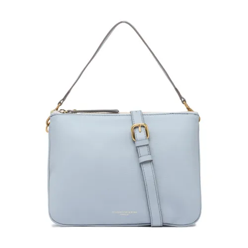 Gianni Chiarini , Artico Frida Leather Handbag ,Blue female, Sizes: ONE SIZE