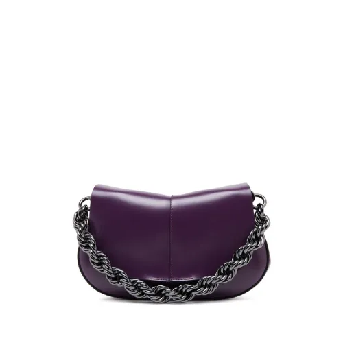 Gianni Chiarini , Icona Helena Round Baguette - Brushed Leather ,Purple female, Sizes: ONE SIZE