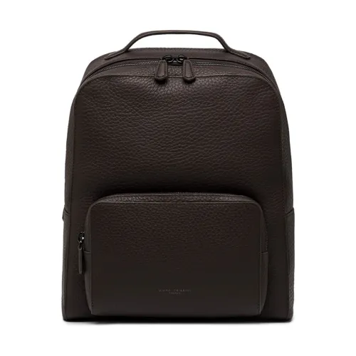 Gianni Chiarini , Leather Backpack ,Brown male, Sizes: ONE SIZE