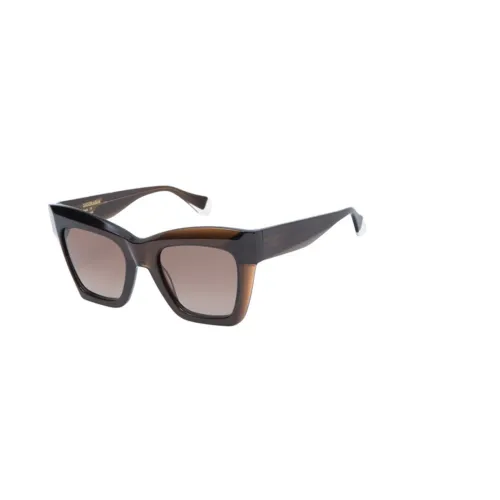Gigi Studios , Brown Frame Sunglasses ,Brown male, Sizes: