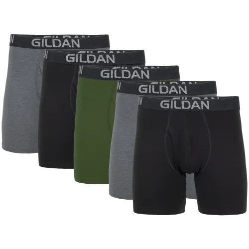 Gildan Men's Cotton Stretch Boxer Brief