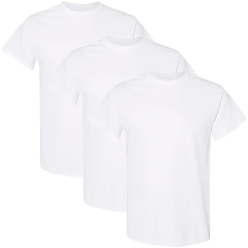 GILDAN Men's, Heavy Cotton T-shirt, Style G5000, White