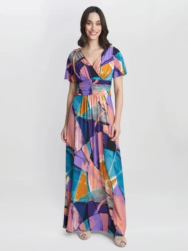 Gina Bacconi Elodie Jersey Maxi Dress, Multi - Multi - Female