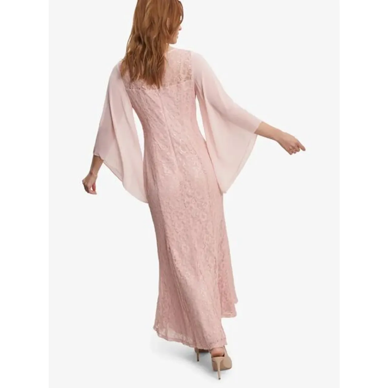 Gina Bacconi Izetta Fit and Flare Maxi Dress - Rose Pink - Female