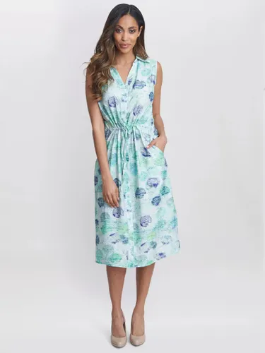 Gina Bacconi Roseline Abstract Spot Print Holiday Dress, Multi - Multi - Female