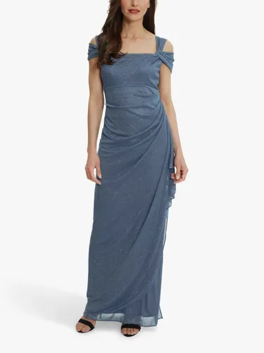 Gina Bacconi Shree Cold Shoulder Maxi Dress - Blue - Female