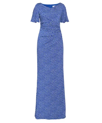 Gina Bacconi Womens Kasia Jersey Maxi Dress - Blue