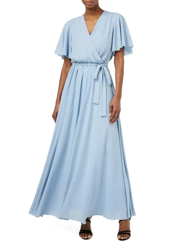 Gina Bacconi Women's Maxi Dress with Cape Sleeve Cocktail