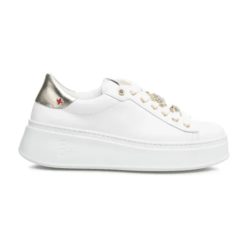 Gio+ , Womens Shoes Sneakers White Ss24 ,White female, Sizes:
