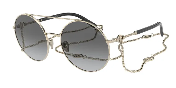 Giorgio Armani AR6135 301311 Women's Sunglasses Gold Size 56