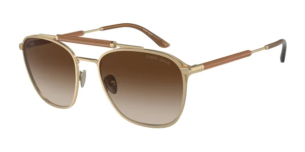 Giorgio Armani AR6149 300213 Men's Sunglasses Gold Size 55