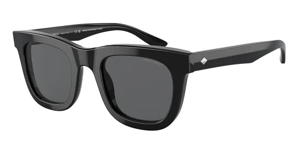Giorgio Armani AR8171F Asian Fit Polarized 5875B1 Men's Sunglasses Black Size 51