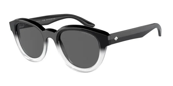 Giorgio Armani AR8181F Asian Fit 5996B1 Women's Sunglasses White Size 51