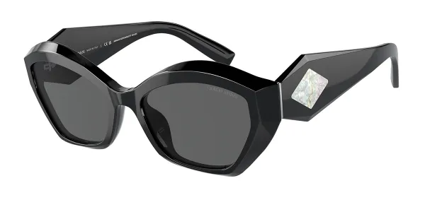 Giorgio Armani AR8187U 5875B1 Women's Sunglasses Black Size 54