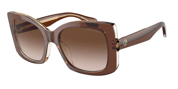 Giorgio Armani AR8208U 609013 Women's Sunglasses Brown Size 55