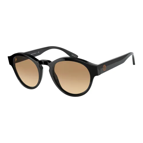 Giorgio Armani , Black/Brown Shaded Sunglasses AR 8146 ,Black female, Sizes: