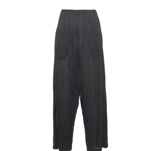 Giorgio Armani , Black Trousers Elegant Style ,Black female, Sizes: