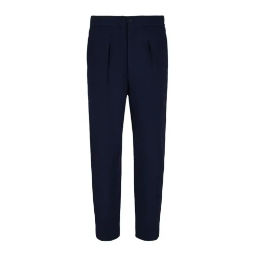 Giorgio Armani , Blue Trousers ,Blue male, Sizes: