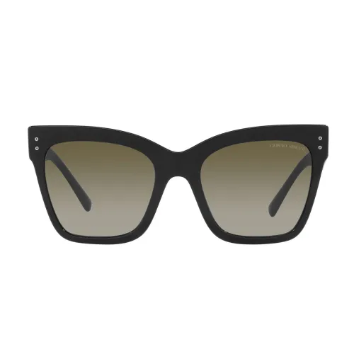 Giorgio Armani , Bold Square Sunglasses ,Black unisex, Sizes: