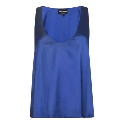 Giorgio Armani , Elegant Shirts Collection ,Blue female, Sizes: