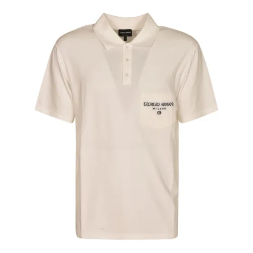 Giorgio Armani , Giorgio Armani T-shirts and Polo Shirt ,Beige male, Sizes: