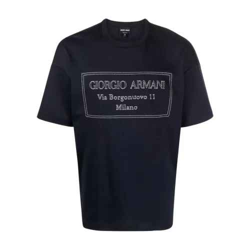 Giorgio Armani , Jumper ,Blue male, Sizes: