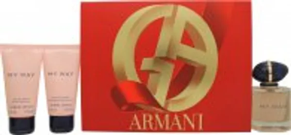 Giorgio Armani My Way Gift Set 50ml EDP + 50ml Body Lotion + 50ml Shower Gel