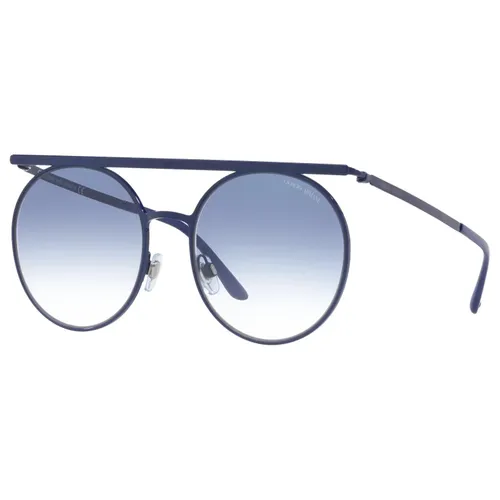 Giorgio Armani Round Sunglasses, Navy/Blue Gradient - Navy/Blue Gradient - Female