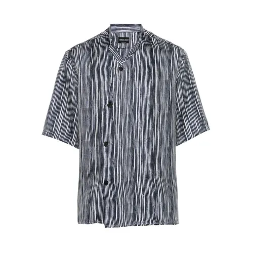 Giorgio Armani , Short Sleeve Shirts ,Multicolor male, Sizes: