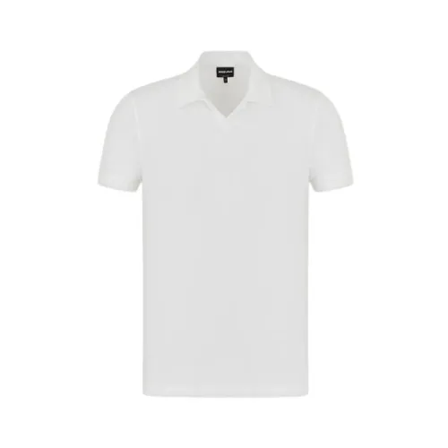 Giorgio Armani , Stylish T-shirts and Polos ,White male, Sizes: