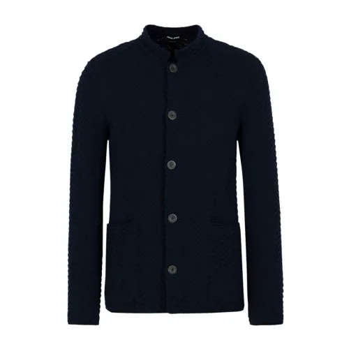Giorgio Armani , Sweatshirts & Hoodies ,Blue male, Sizes: