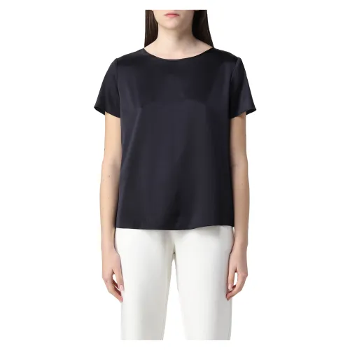 Giorgio Armani , T-Shirts ,Black female, Sizes: