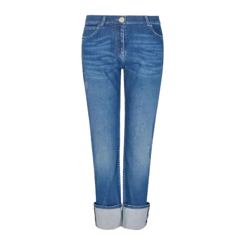 Giorgio Armani , Trousers ,Blue female, Sizes: