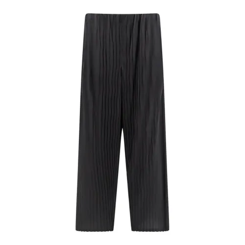 Giorgio Armani , Women's Clothing Trousers Grey Ss24 ,Gray female, Sizes: