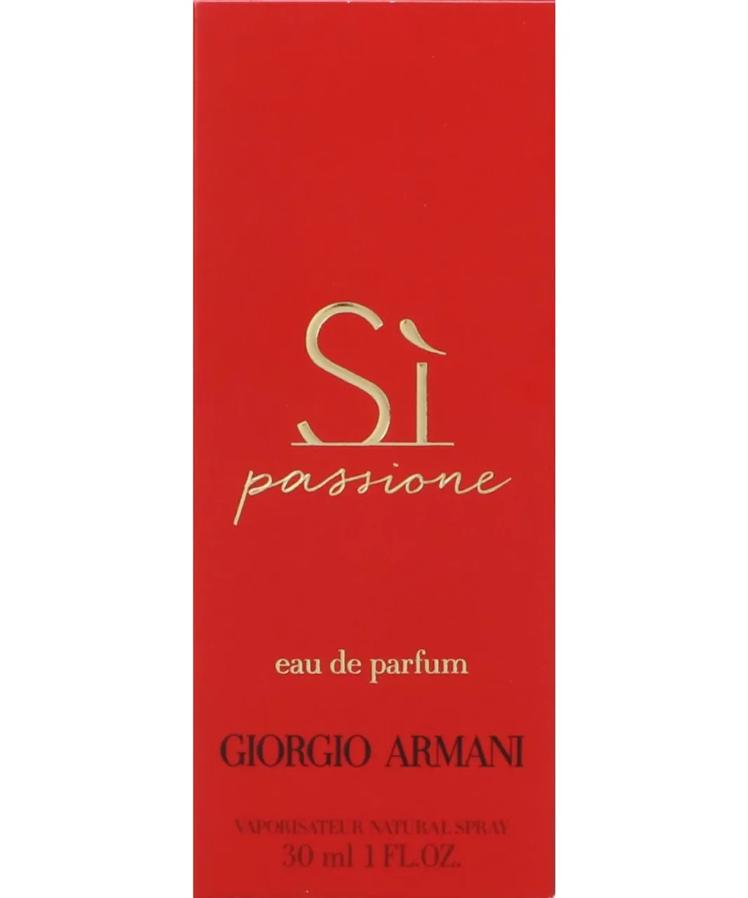 Giorgio Armani Womens Si Passione Eau de Parfum 30ml Spray - Black - One Size