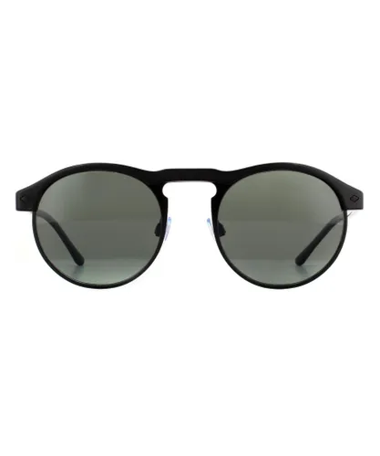 Giorgio Armani Womens Sunglasses AR8090 501758 Black Green Polarized - One