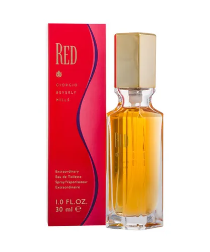 Giorgio Bev Hills Womens Beverly Red Eau de Toilette 30ml Spray For Her - Orange - One Size