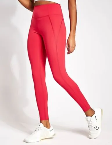 Girlfriend Collective Womens Compressive High Waisted Leggings - XL - Cherry Red, Cherry Red