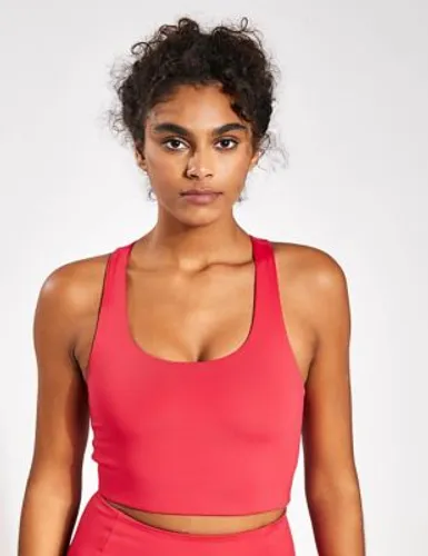 Girlfriend Collective Womens Paloma Non Wired Sports Bra - XS - Cherry Red, Cherry Red