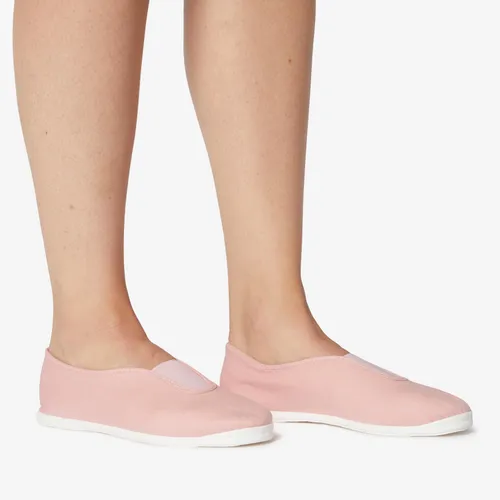 Girls'/boys' Fabric Gymnastics Shoes - Pink