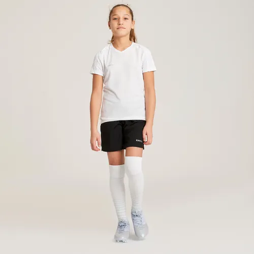 Girls' Football Shorts Viralto - Black