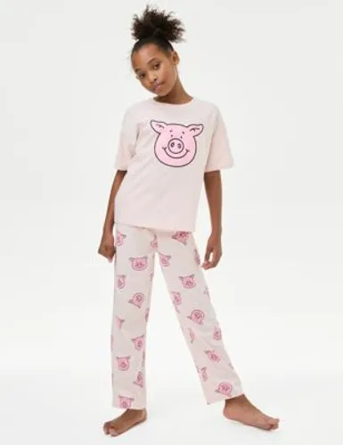 Girls Percy Pig™ Pyjamas (2-16 Yrs) - 7-8 Y - Pink, Pink