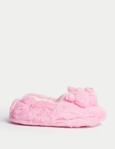 Girls Percy Pig™ Slippers (4 Small - 6 Large) - 1 L - Pink, Pink