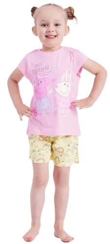 Girls Short Peppa Pig Pyjamas Nightwear (Peppa Pig - Shorty