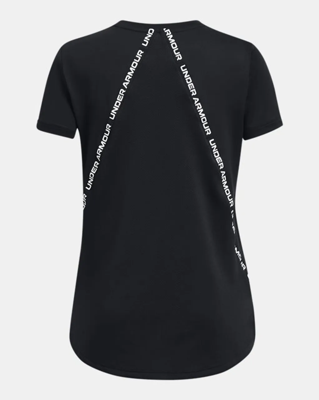 Girls'  Under Armour  Knockout T-Shirt Black / White YLG (59 - 63 in)