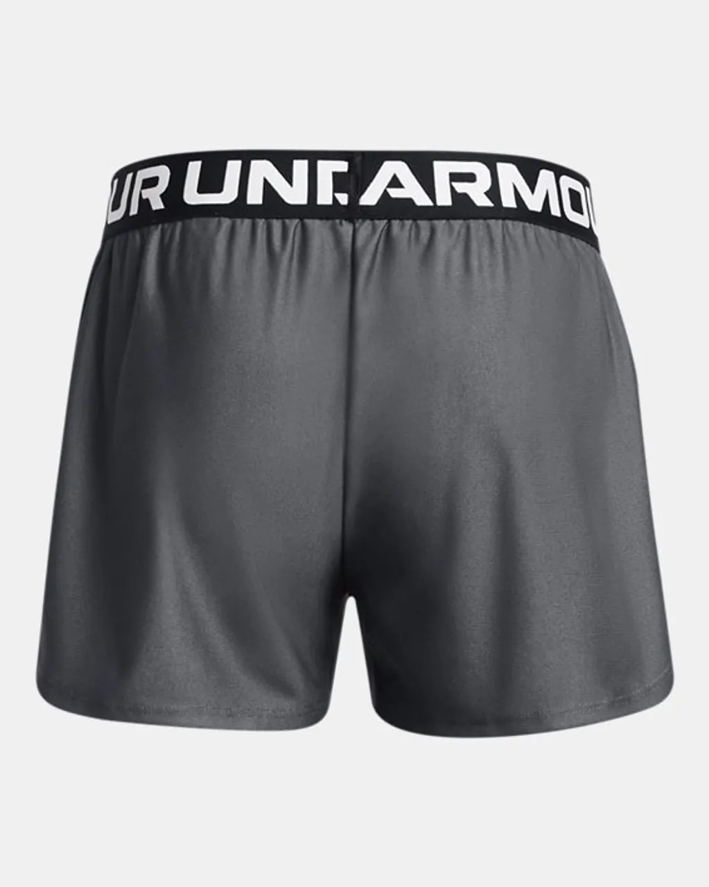 Girls'  Under Armour  Play Up Shorts Pitch Gray / Metallic Silver YMD (54 - 59 in)